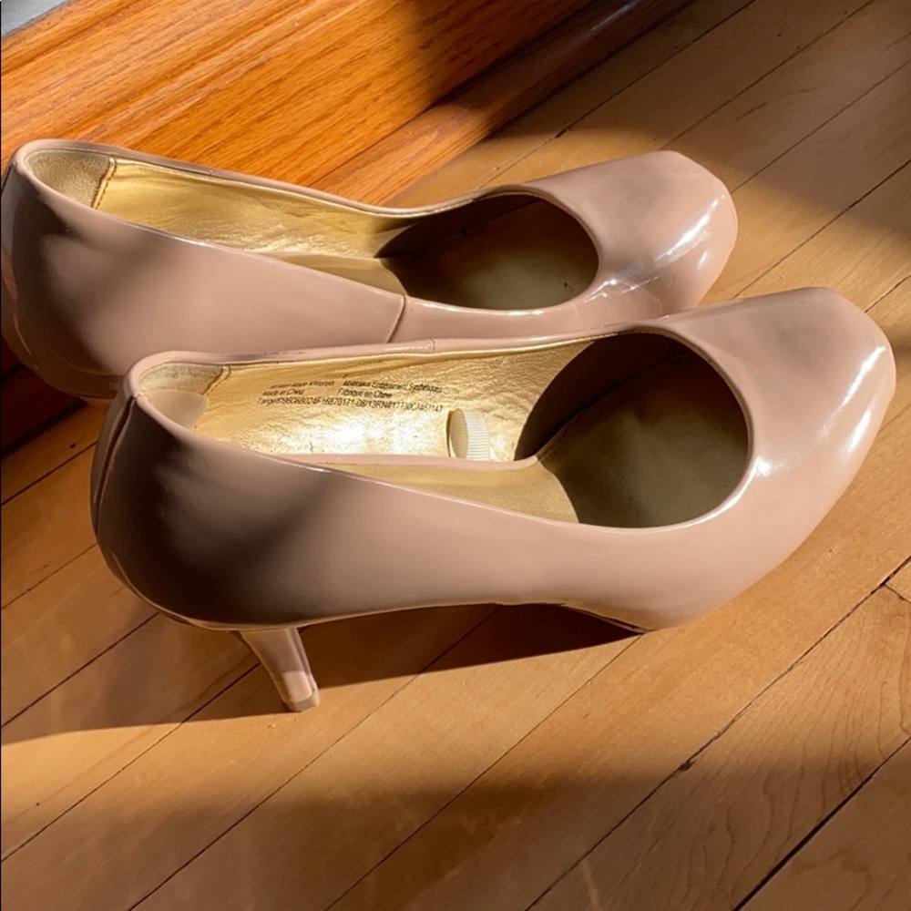 Nude high heels